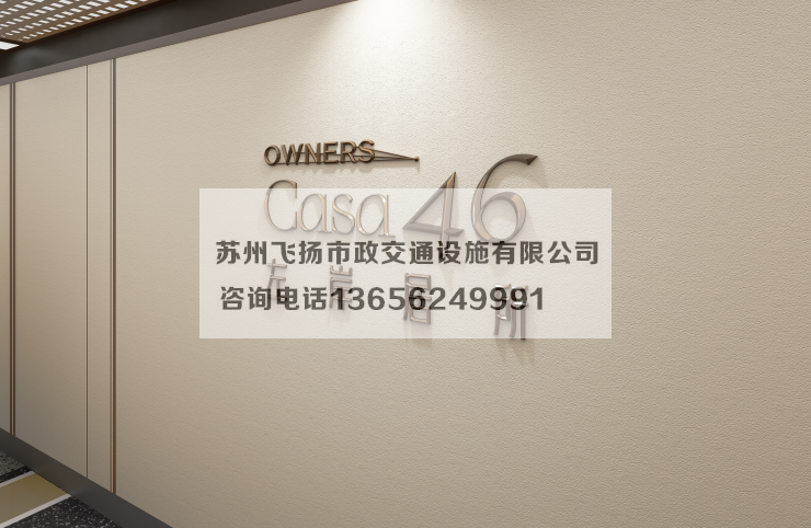 万科左岸车库划线设计效果宣传图